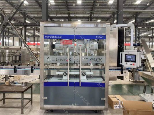 Laundry Liquid Insert Plug Outside Screw Track Type 2 Heads Capping Machine 4000BPH