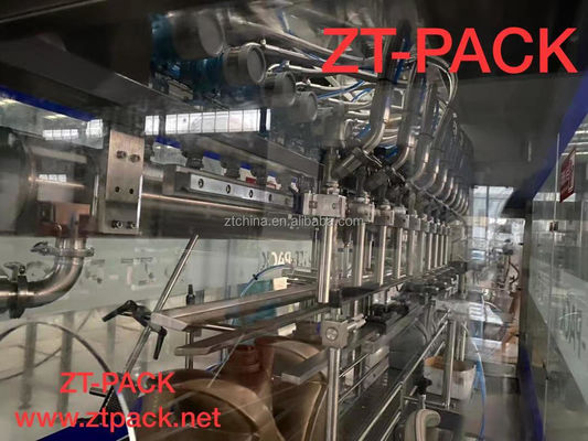 Linear Flow Meter Filling Machine For 500ml-7L Lubricant Oil Petrol Oil