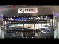 La máquina de rellenar del lubricante de encargo para el metal puede línea del terraplén del aceite de lubricante del aceite de motor del motor de la engatilladora