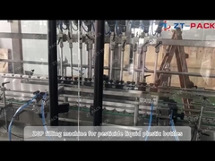 línea de relleno líquida del paquete del fertilizante del SL del pesticida 100ml-5L con la máquina y Tracki del relleno por gravedad